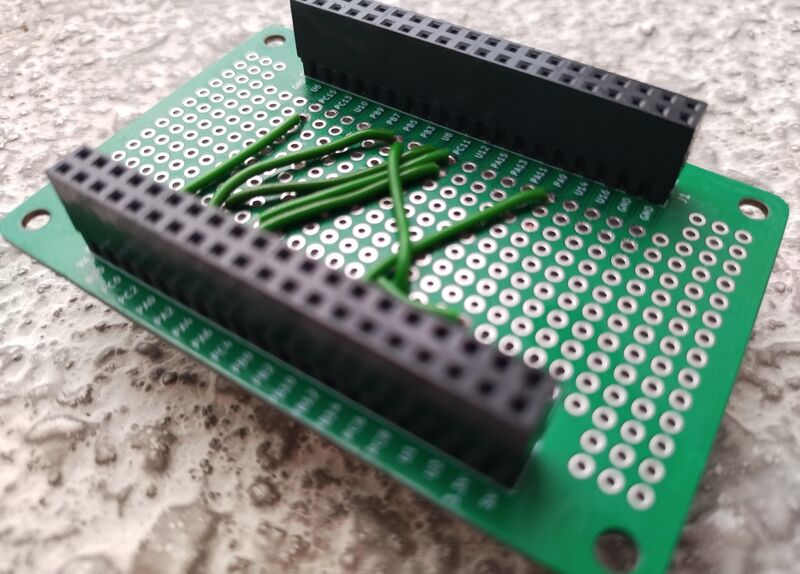 File:PROTO wired for uart i2c and spi - side view.jpg