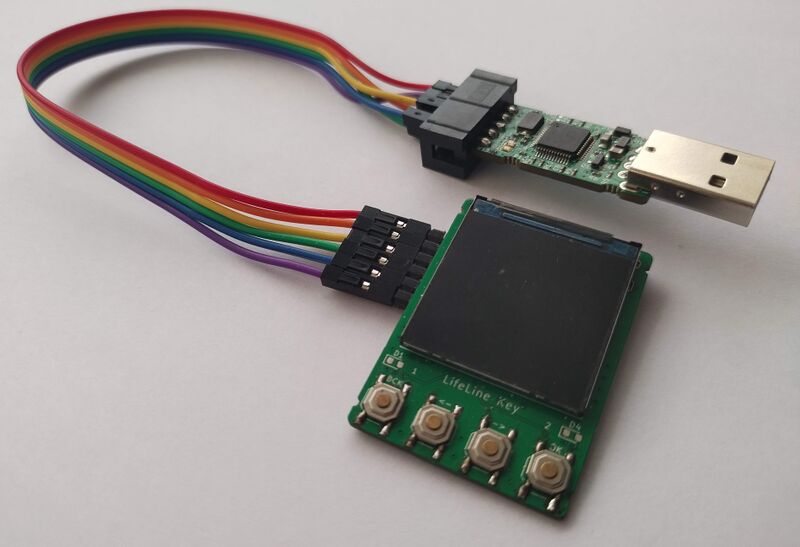 File:DIY Blackmagic Probe + target side view.jpg
