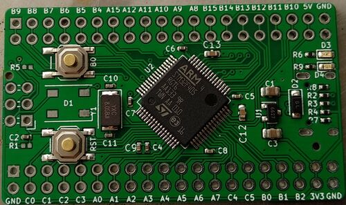 Stm32Dev rev. b - top side unpopulated.jpg